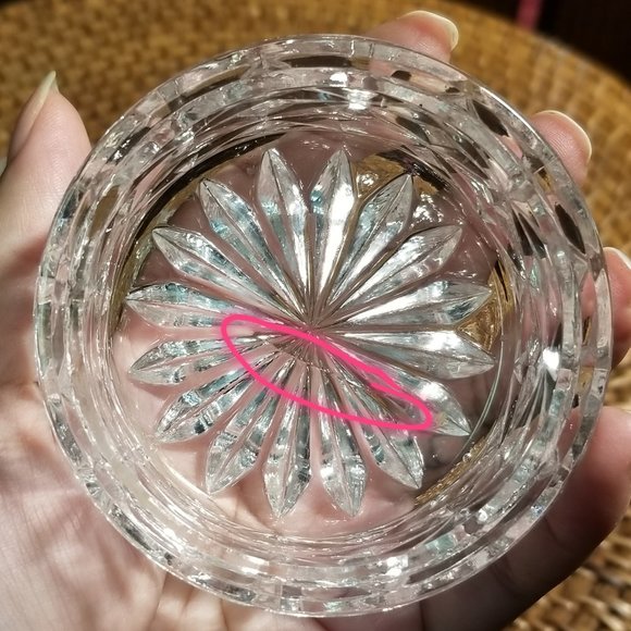 1985 Hofbauer Bugs Bunny Lead Crystal Glass Trinket Dish Vintage Looney Tunes - Picture 9 of 9